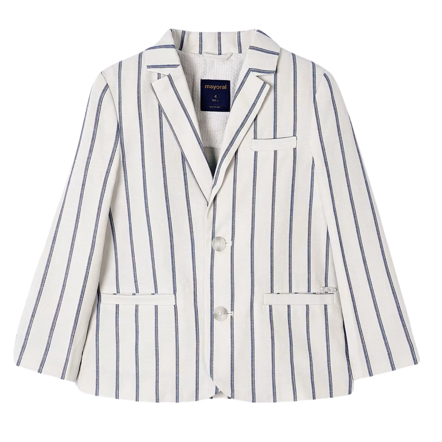 Boy Striped Linen Blazer 3485