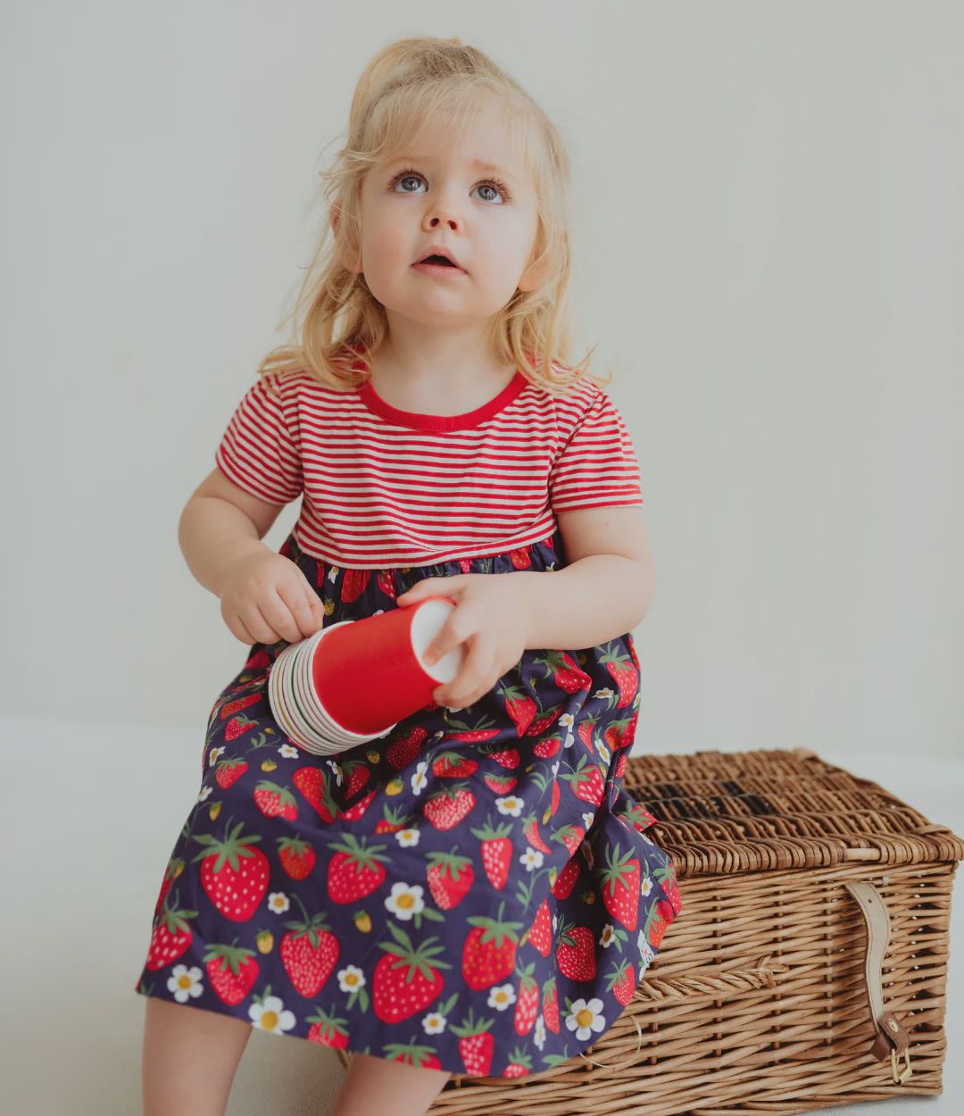 Strawberry &amp; Stripe Jersey Dress