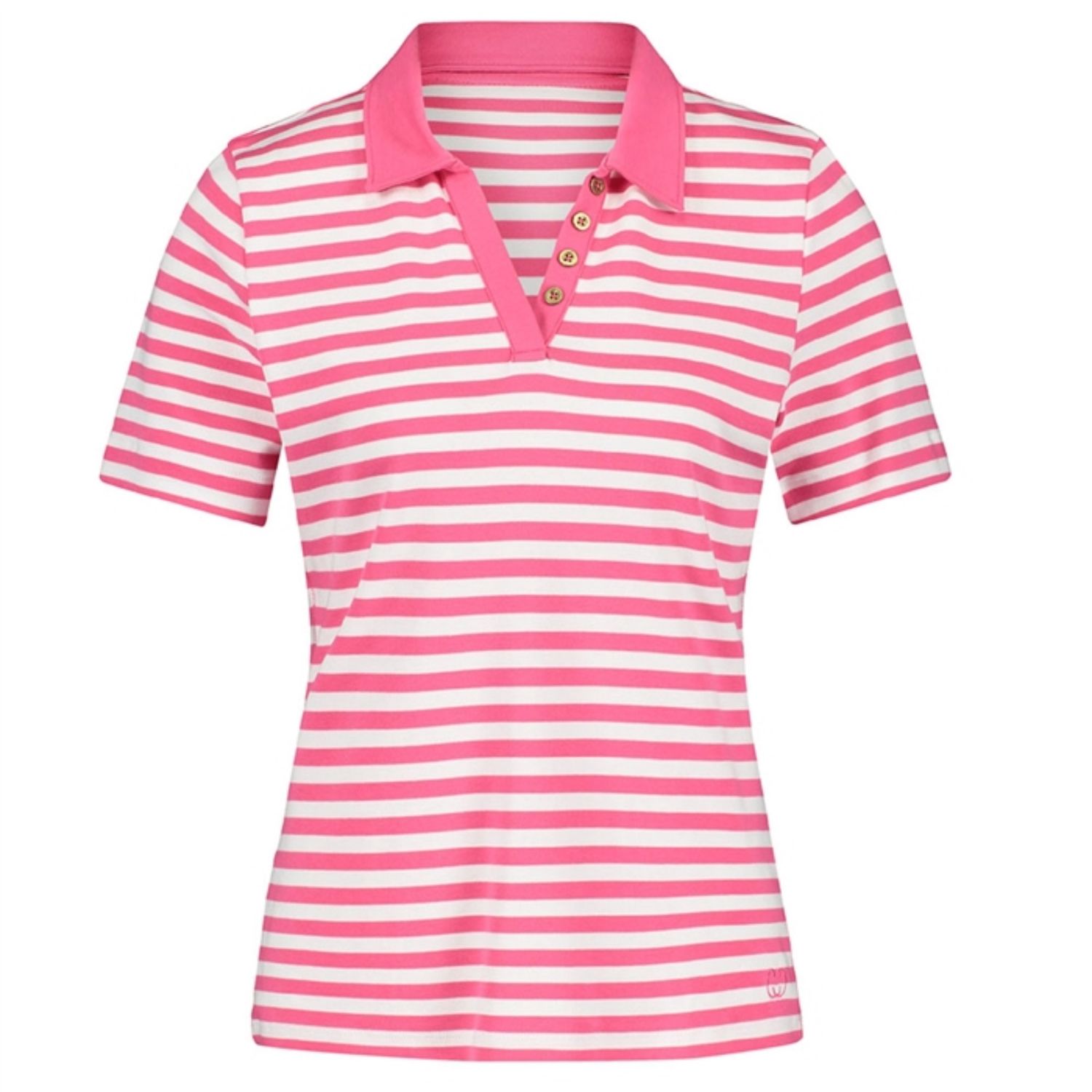 Into The Light Striped Polo Shirt