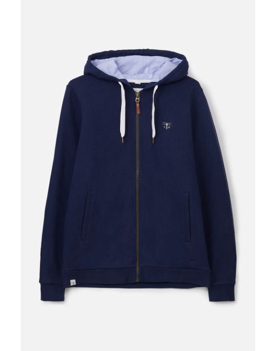 Strand Hooded Zipped Top