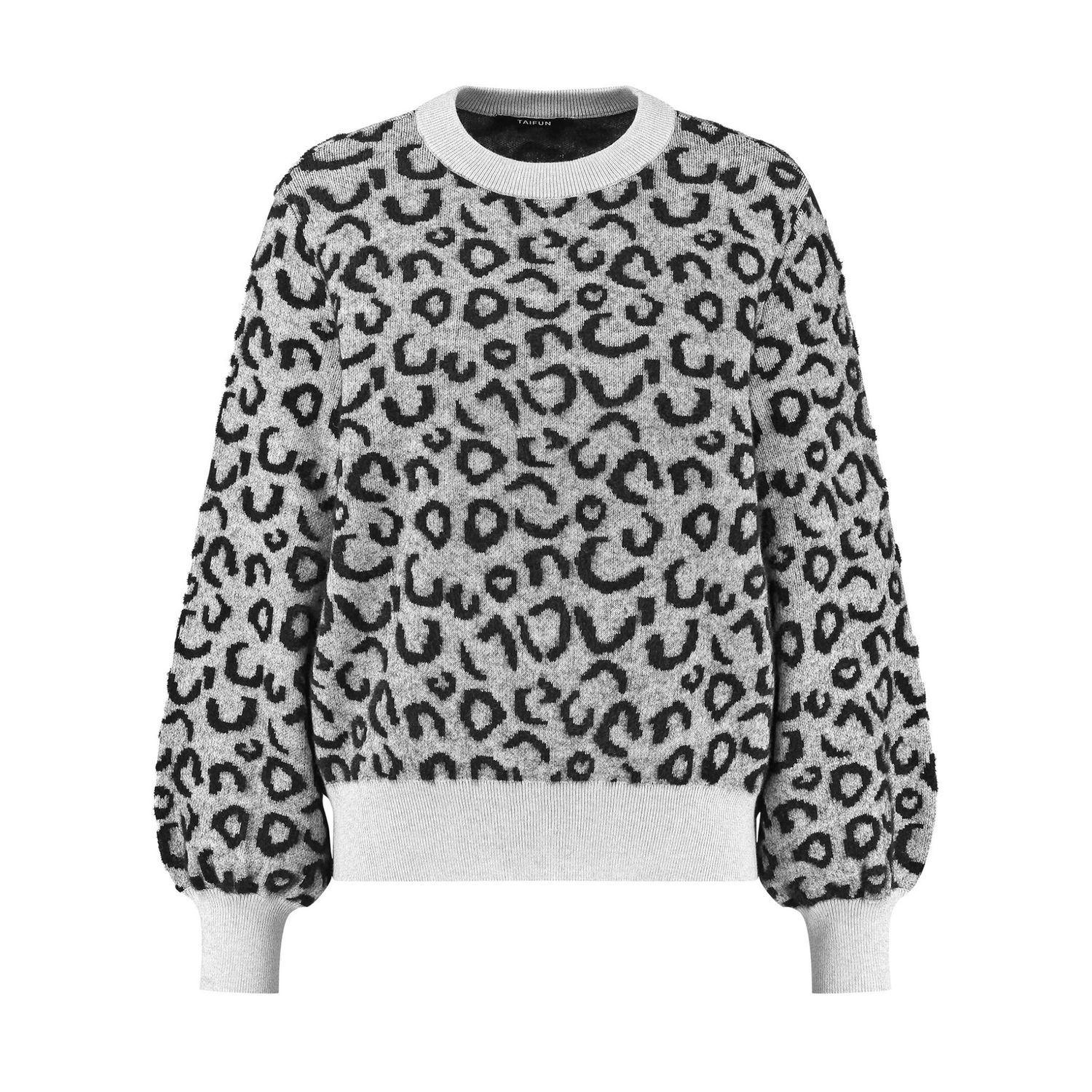 Grey Textured Jumper
