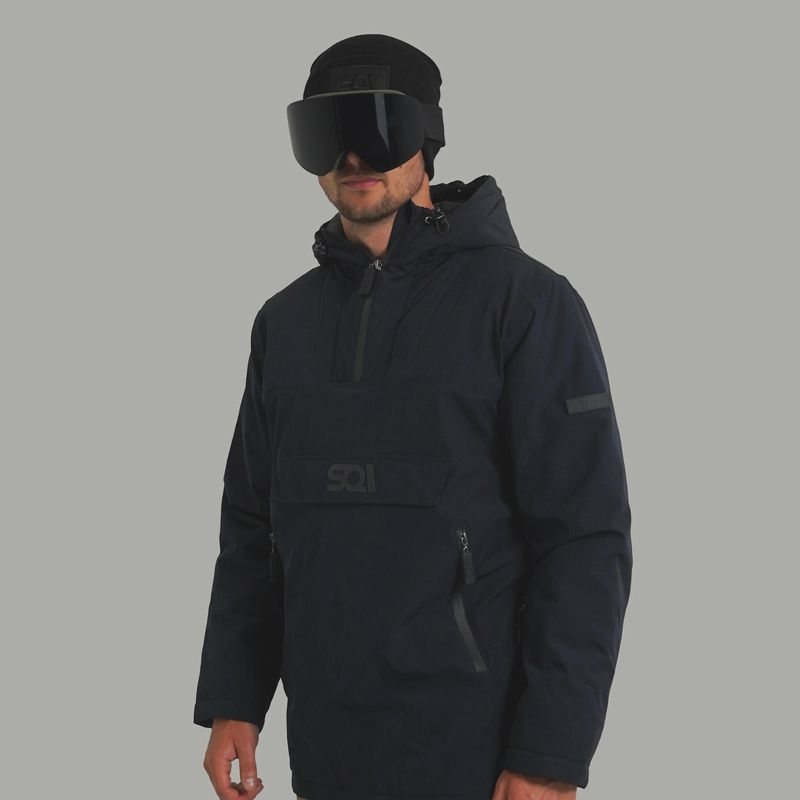 SQI BLACK SKI JACKET