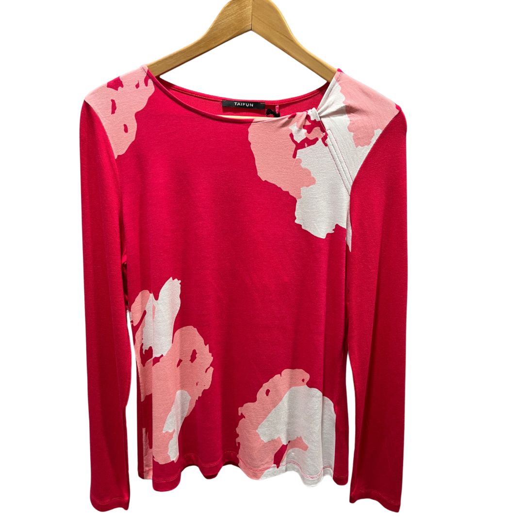Something New Awaits Patterned Long Sleeve Top