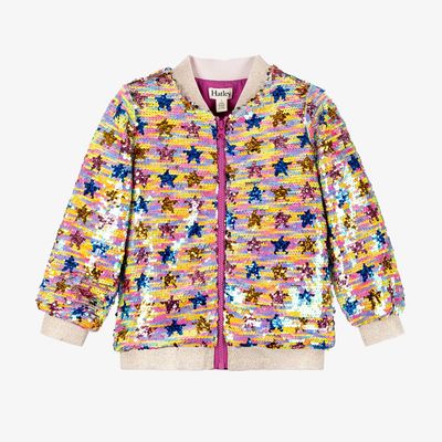 Star Party Sequined Bomber Jacket