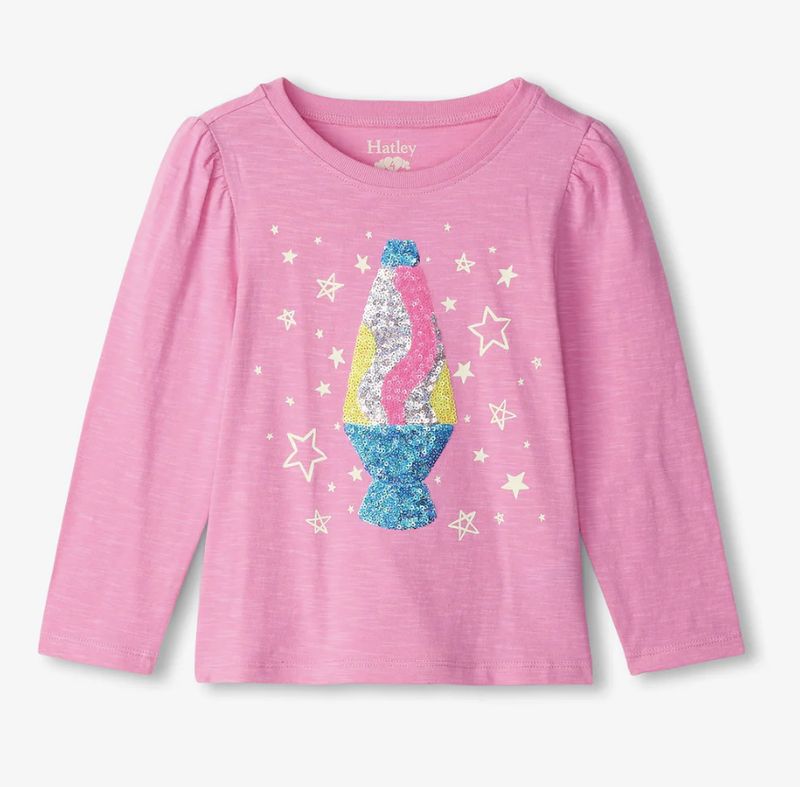 Lava Lamp Longsleeve Graphic Top