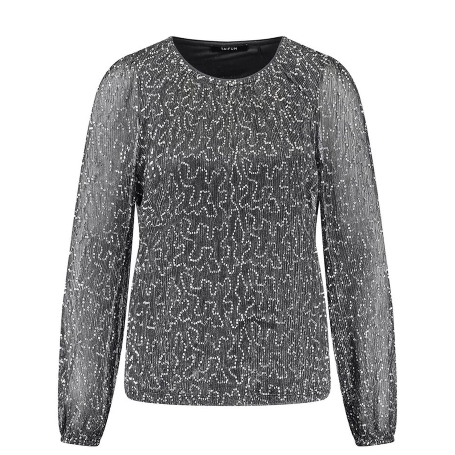Taifun Sequined Top