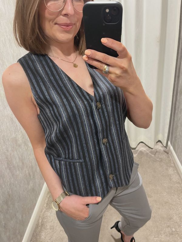 Charlize Striped Vest