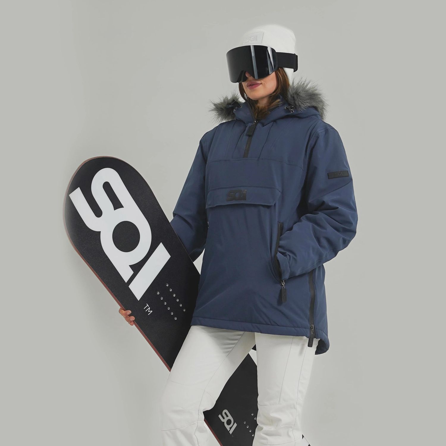 SQI NAVY SKI JACKET