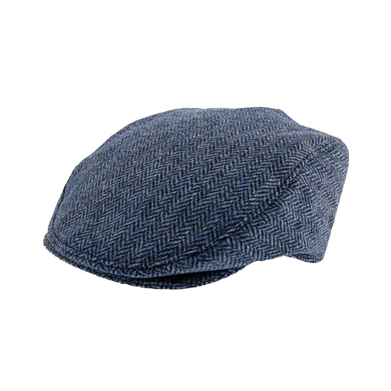 BONNIE ABRAHAM MOON HERRINGBONE FISHERMAN CAP