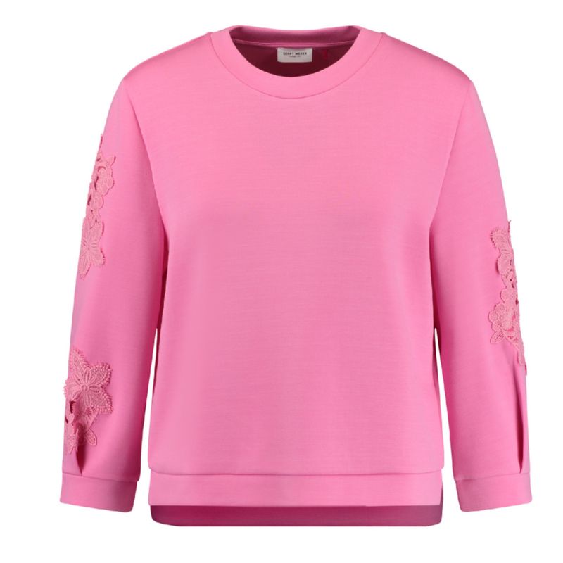 Flower Maniac Floral Sleeve Sweatshirt