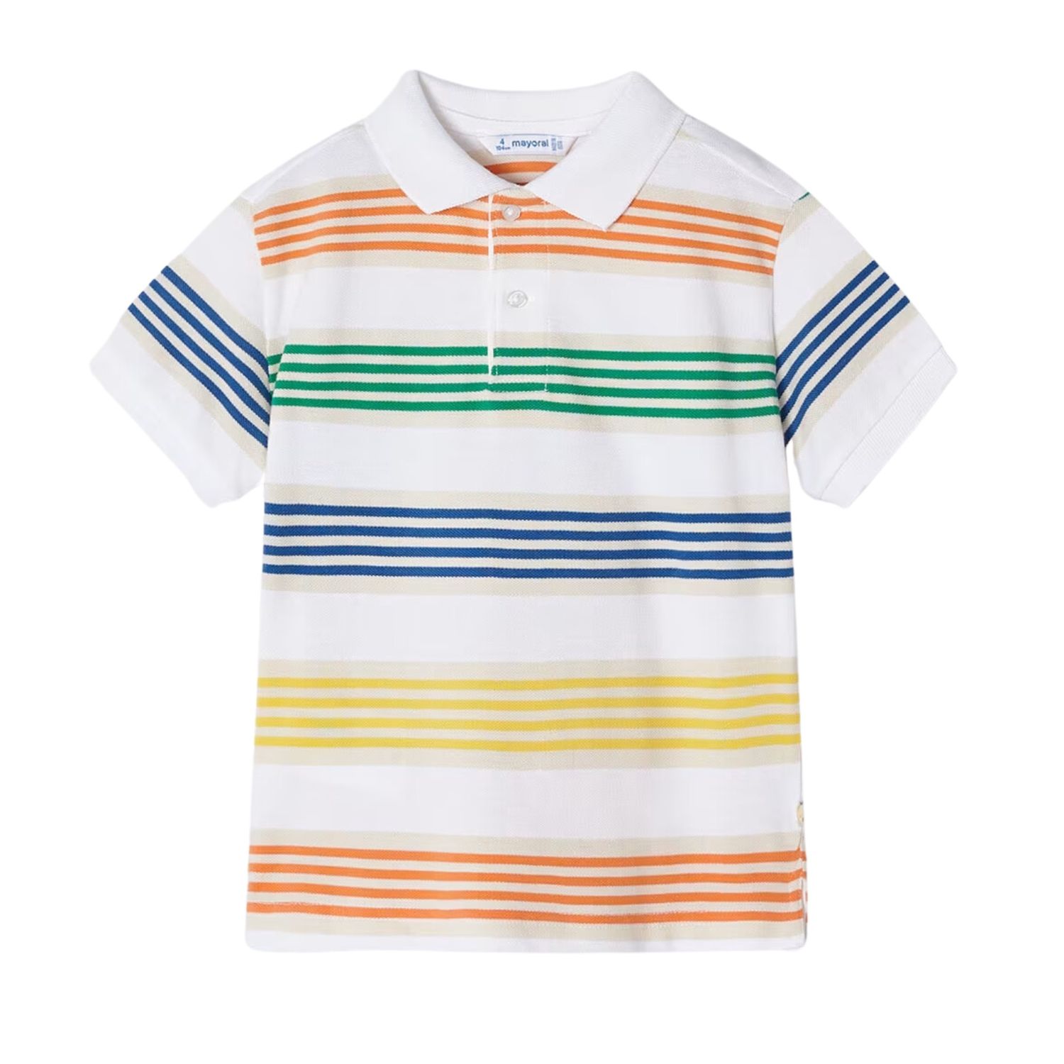 Boys Striped Polo Shirt 3108