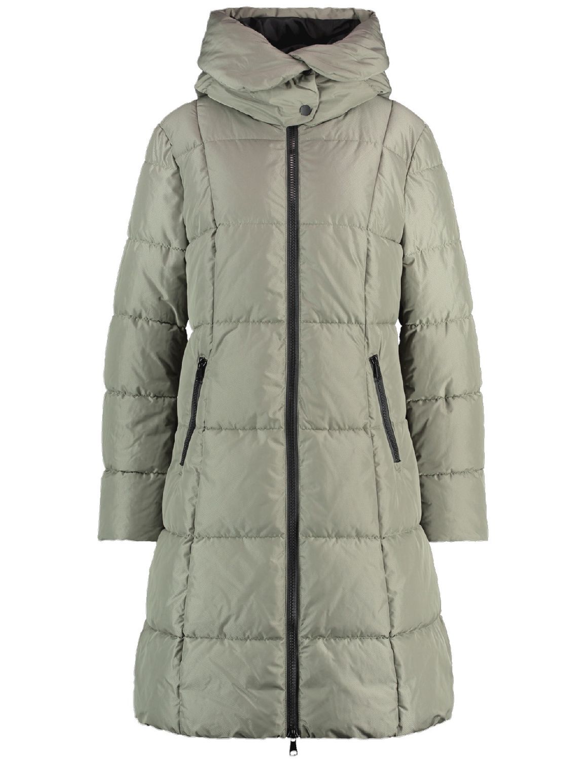 Diamonds &amp; Jade Long Padded Coat