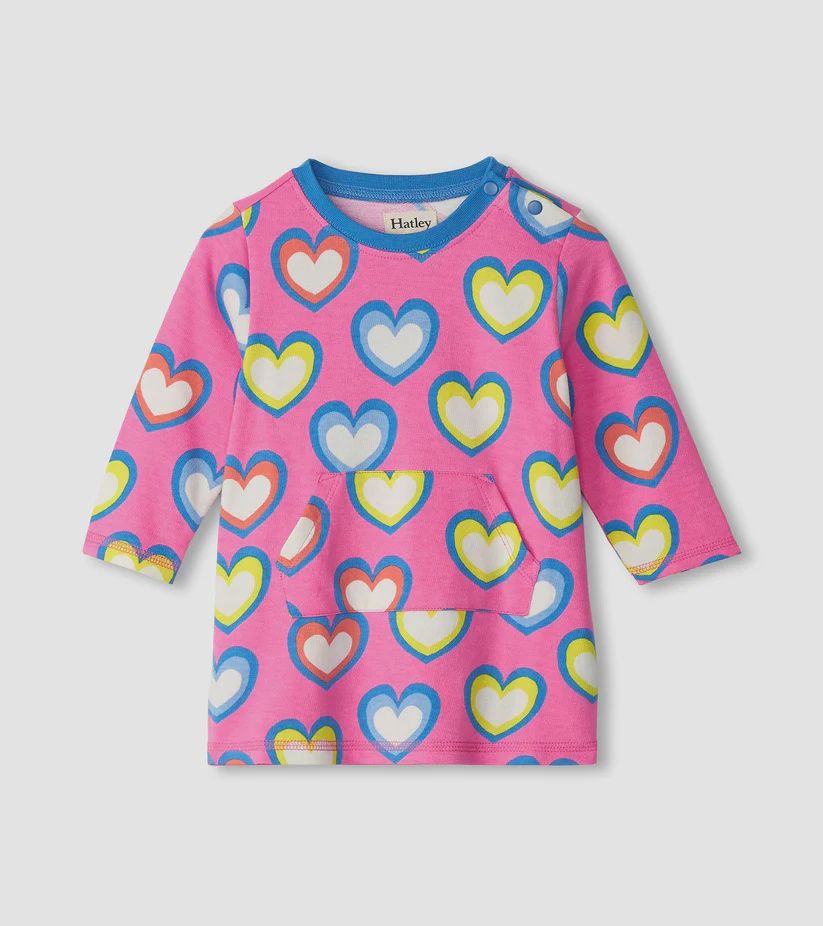 Big Groovy Heart Terry Dress