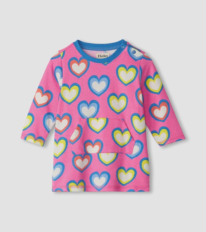 Big Groovy Heart Terry Dress