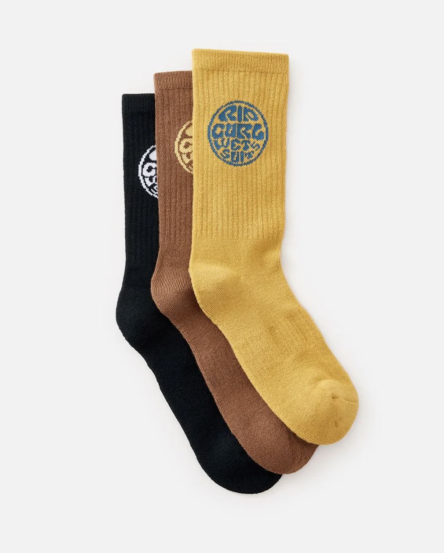 Wetty Crew Fleece 3 Pack Socks
