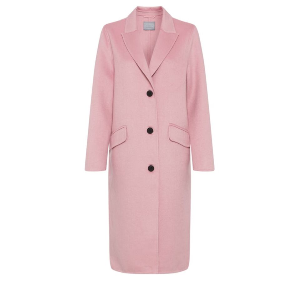 Digital Garden Wool Blend Coat