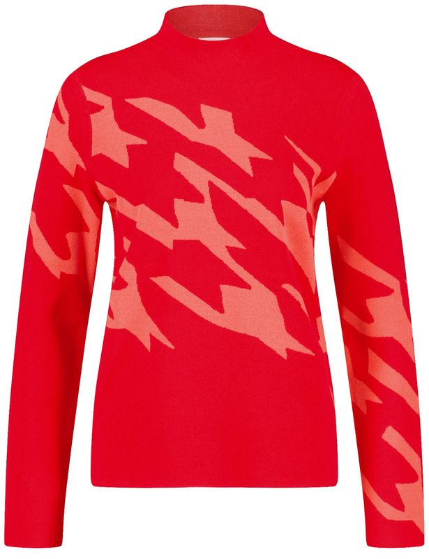 Symbiotic Red Patterned Jumper