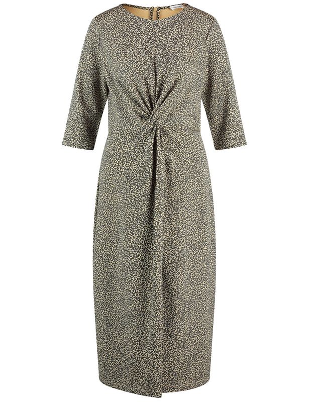 Symbiotic Leopard Jersey Dress