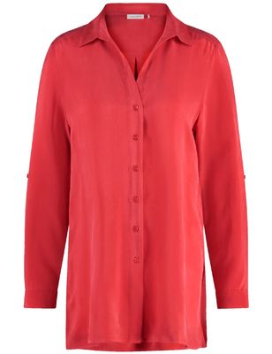 Symbiotic Red Collared Blouse