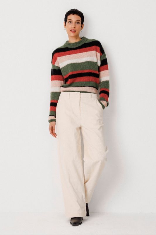 Leartza - GOTS Corduroy Straight Trousers