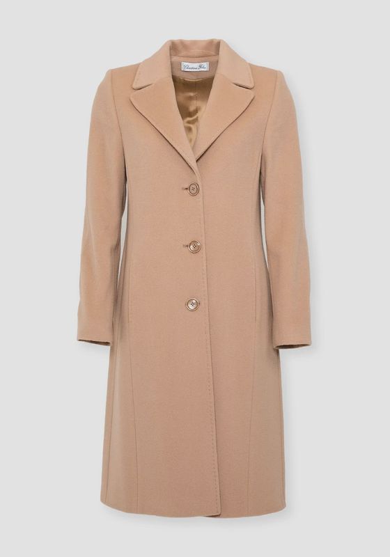 CF Lapel Collar Wool &amp; Casmere 7/8 Coat