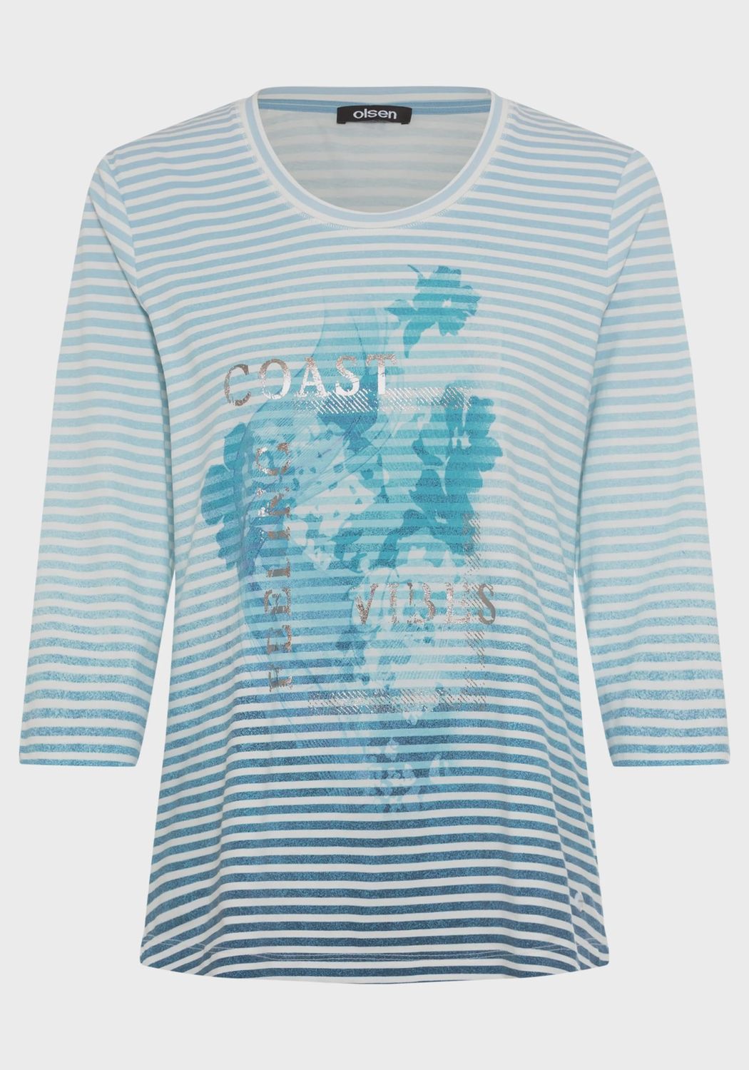 Coast Vibes Hannah Striped Long Sleeve Top 11104981