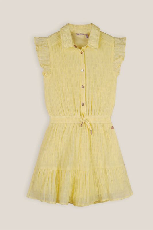 Minou Seersucker Dress Lemon Soda