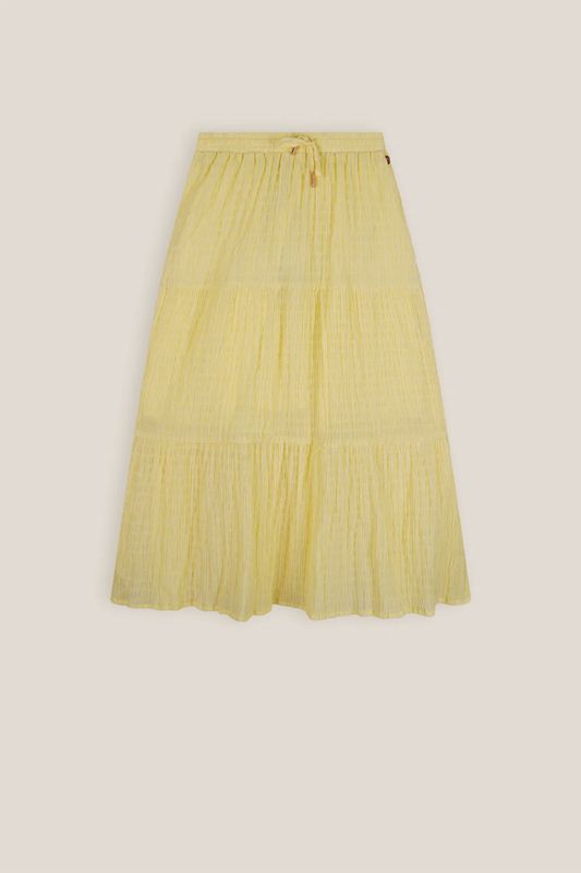 Nael Maxi Seersucker Skirt Lemon Soda