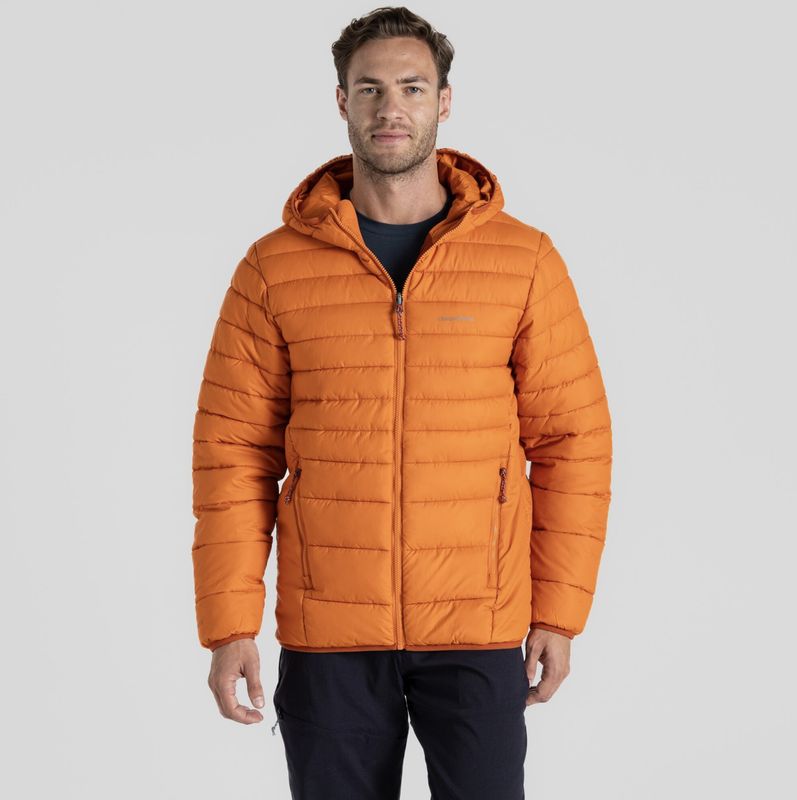 Men&#39;s Compresslite IX Hooded Insulating Jacket | Papaya Orange