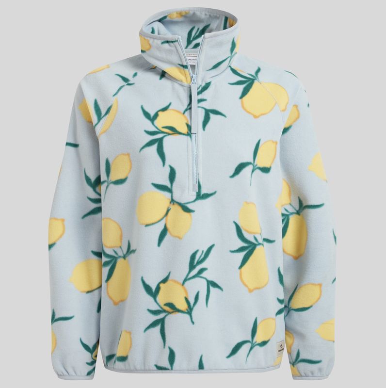 Women&#39;s Annjela Half Zip Fleece | Nimbus Blue Print