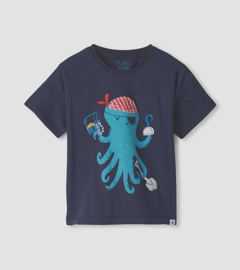 Baby &amp; Toddler Boys Pirate Octopus Slouchy Tee