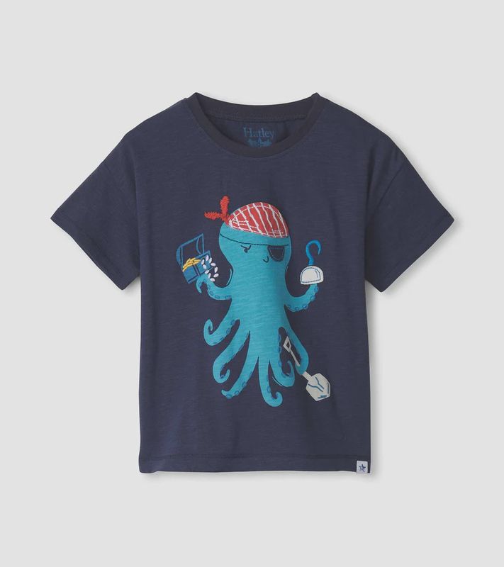 Baby &amp; Toddler Boys Pirate Octopus Slouchy Tee