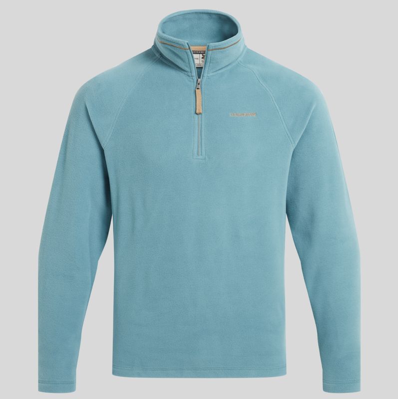 Men&#39;s National Trust Corey II Half Zip Fleece | Tranquil Blue CMA1417