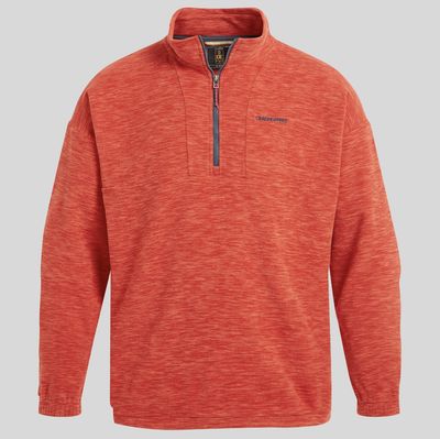 Men's Esk Half Zip Fleece | Pimento Red CMA1389
