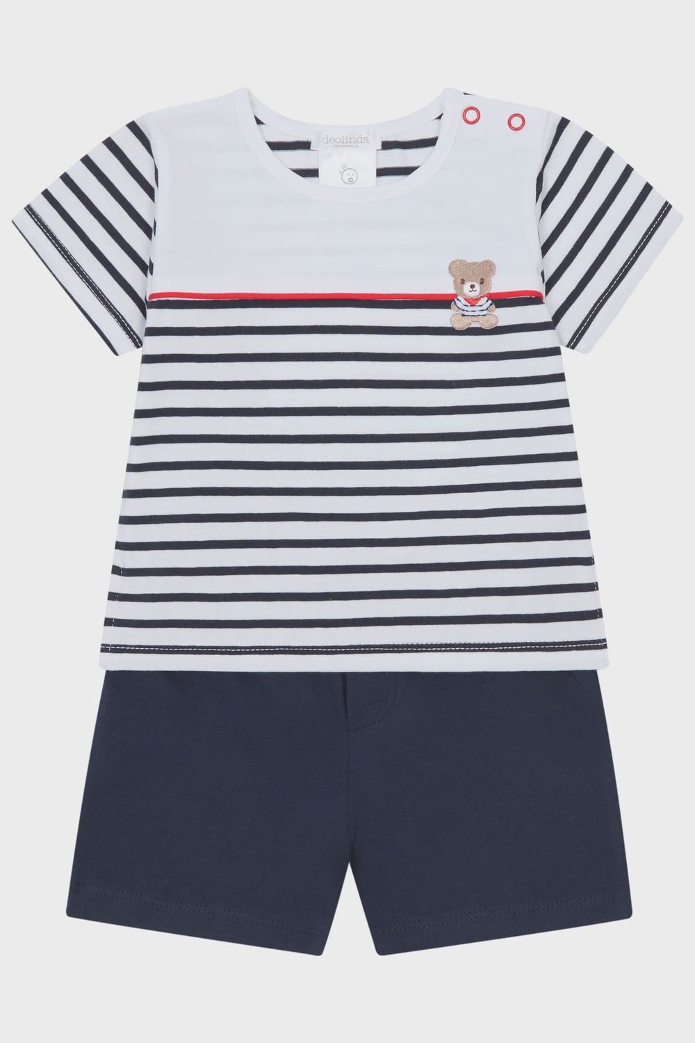 Striped Teddy T-Shirt &amp; Shorts DBV25825