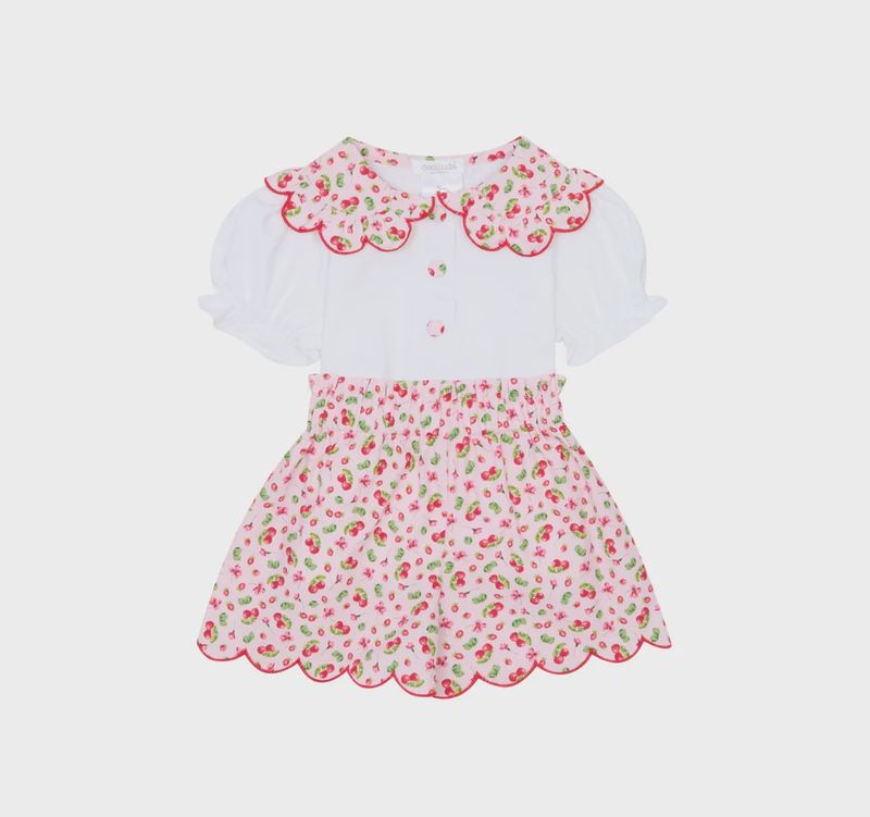 Cherry Print Short Set DBV25821