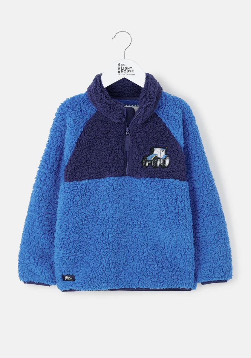 Caden Fleece - Blue Tractor
