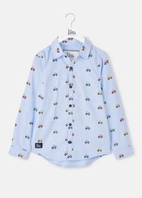 Charlie Shirt - Tractor Print