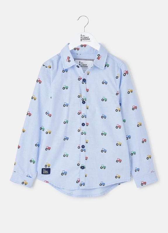 Charlie Shirt - Tractor Print