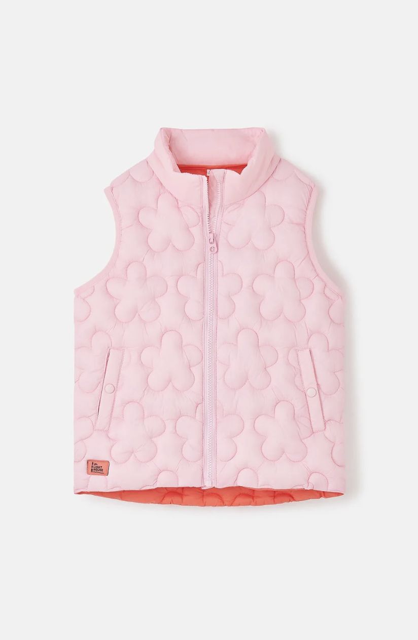 Amber Gilet - Baby Pink