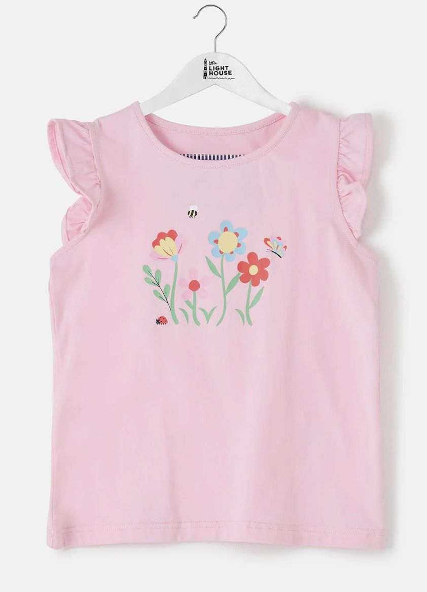 Causeway Swing Tee - Flower and Butterfly