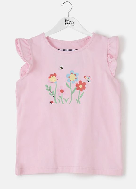 Causeway Swing Tee - Flower and Butterfly