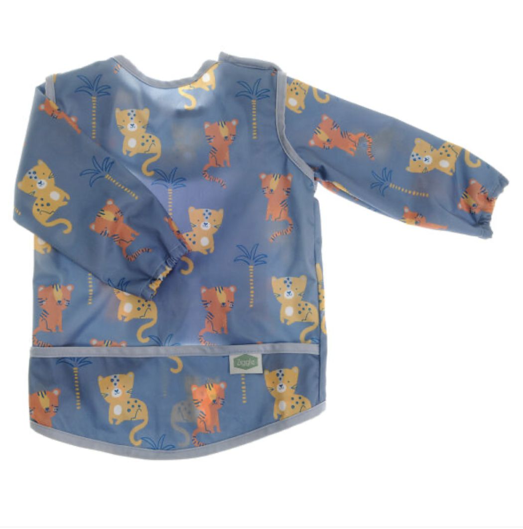 Coverall Feeding Bib Tigers and Leopards