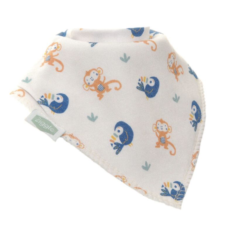 Monkeys and Toucans Dribble Bib FUN0303