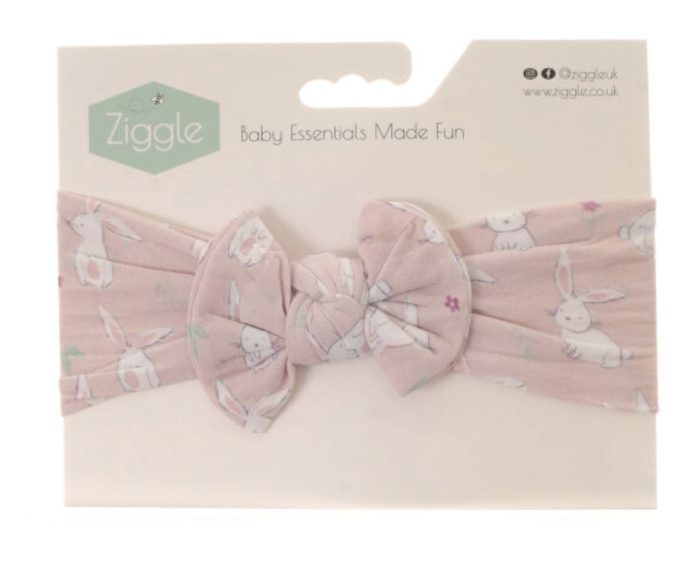 Bunnies Top Bow Turban Headband BOW0059