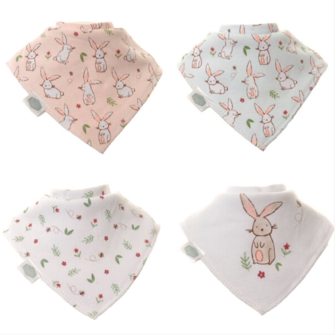 Bunnies Dribble Bib Set FUN1359