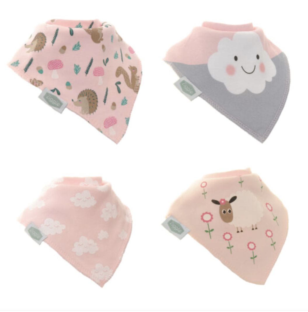 Cuddly Pinks Dribble Bib Set FUN0558