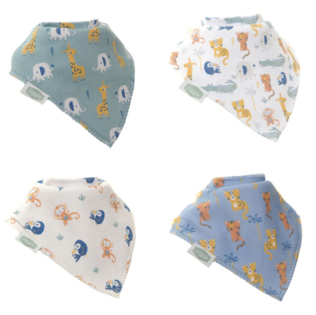 Savanna Animals Dribble Bib Set FUN1358