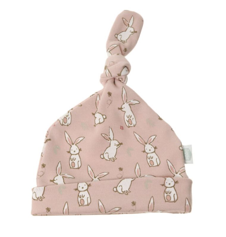 Bunnies on Pink Hat HAT1359