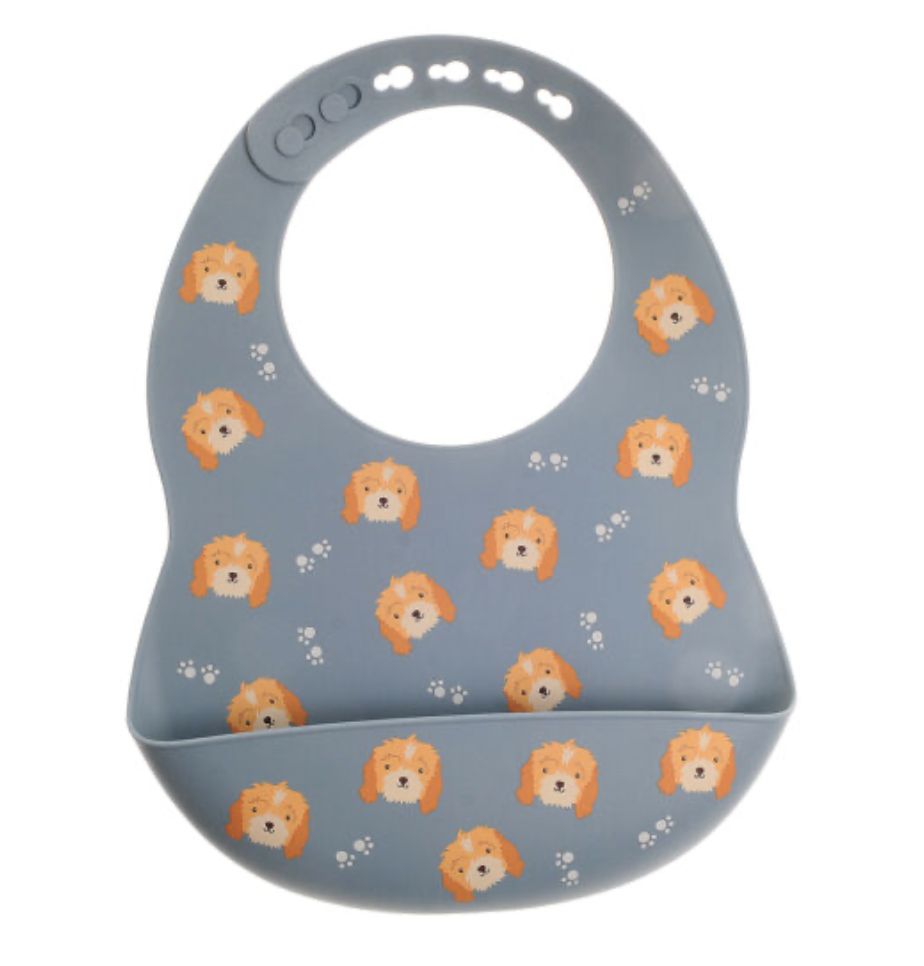 Catch It Silicone Bib Cockapoo SIL5416